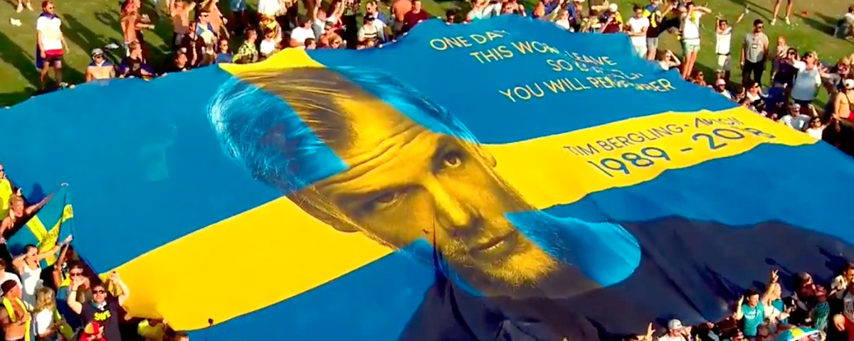 Bandeira do Avicii usada no Tomorrowland está a venda por uma boa causa
