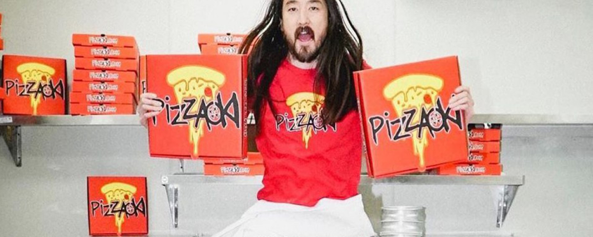 Steve Aoki entrega pizza para pessoas sem teto em Los Angeles