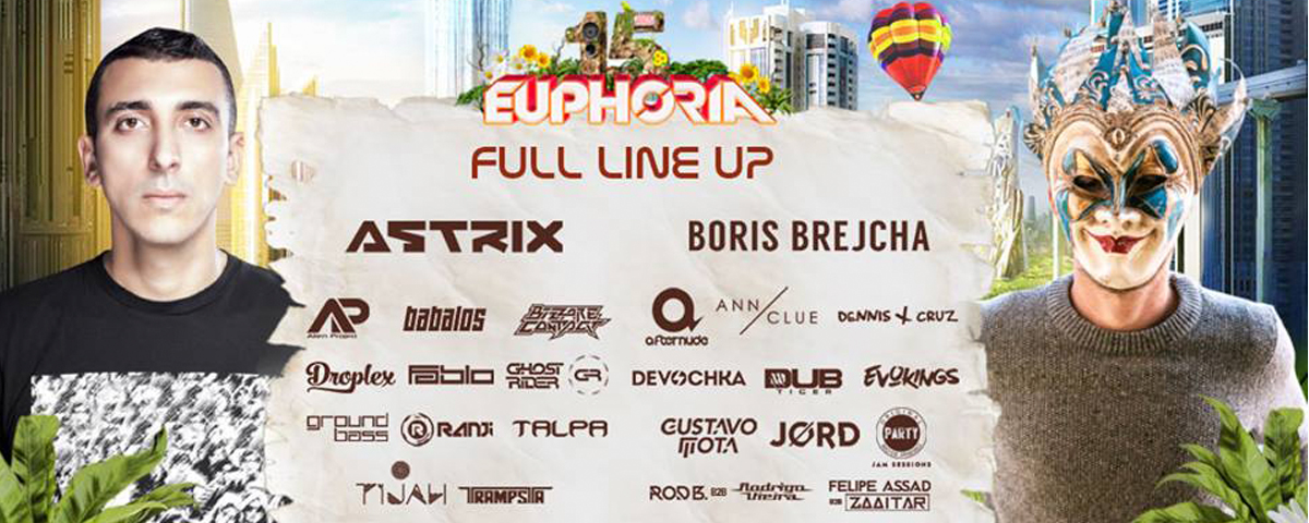 Euphoria comemora 15 anos com grandes nomes da e-music mundial