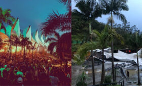 Estrutura do Green Valley vem abaixo após ciclone que atingiu Santa Catarina