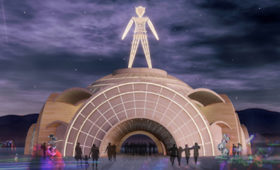 Burning Man divulga como será a estrutura da base do “The Man” na edição 2020