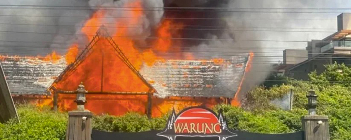 Warung Beach Club: Incêndio destrói boate no litoral de SC; veja vídeo