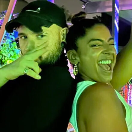 Skrillex, que substituiu Drake no Lollapalooza, e Jyoty fazem show surpresa em praça de São Paulo