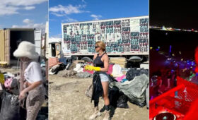 Burning Man: DJ brasileira ficou até o final mesmo após perrengues e ajudou a desmontar estrutura e limpar evento